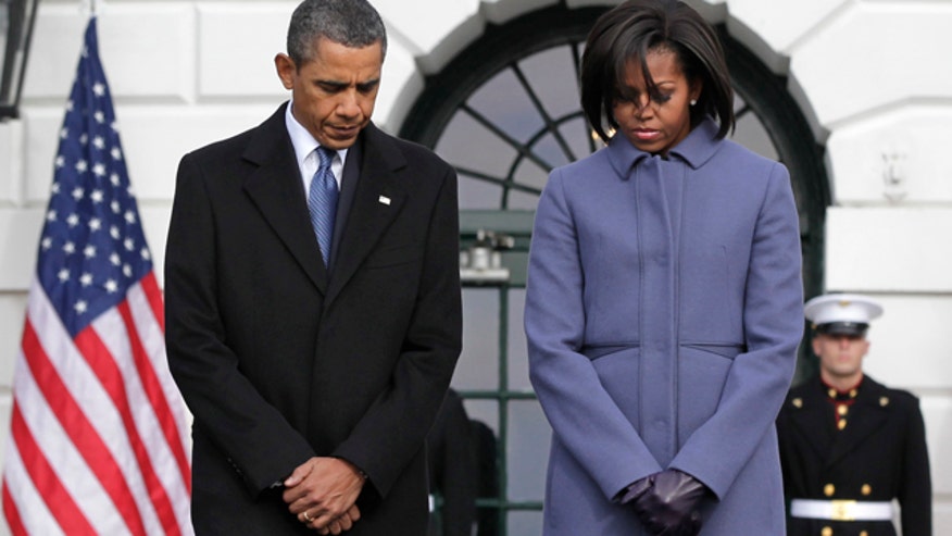 Obamas Moment of Silence